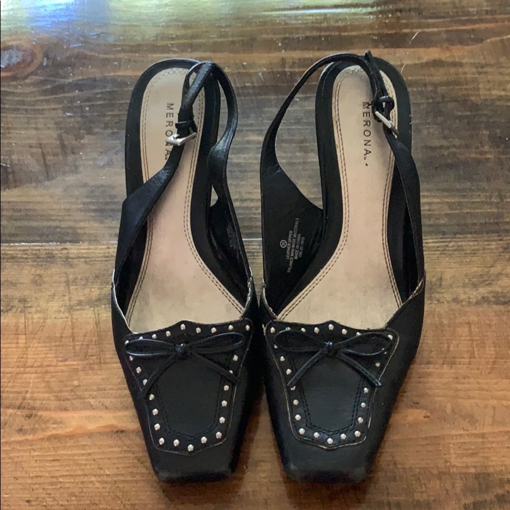 Sling back dress shoes